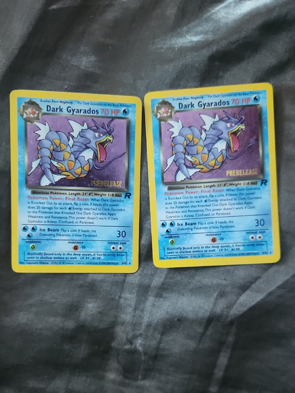 Dark Gyarados Pokémon Card Lot - Holographic Cards